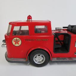 Buddy L Texaco Dealer fire engine toy with box