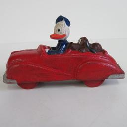 Sunrubber Donald Duck and Pluto car