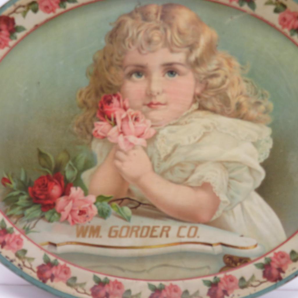 Wm. Gorder Co. advertising tray