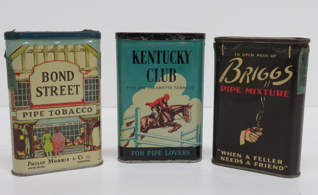 Three Tobacco tins