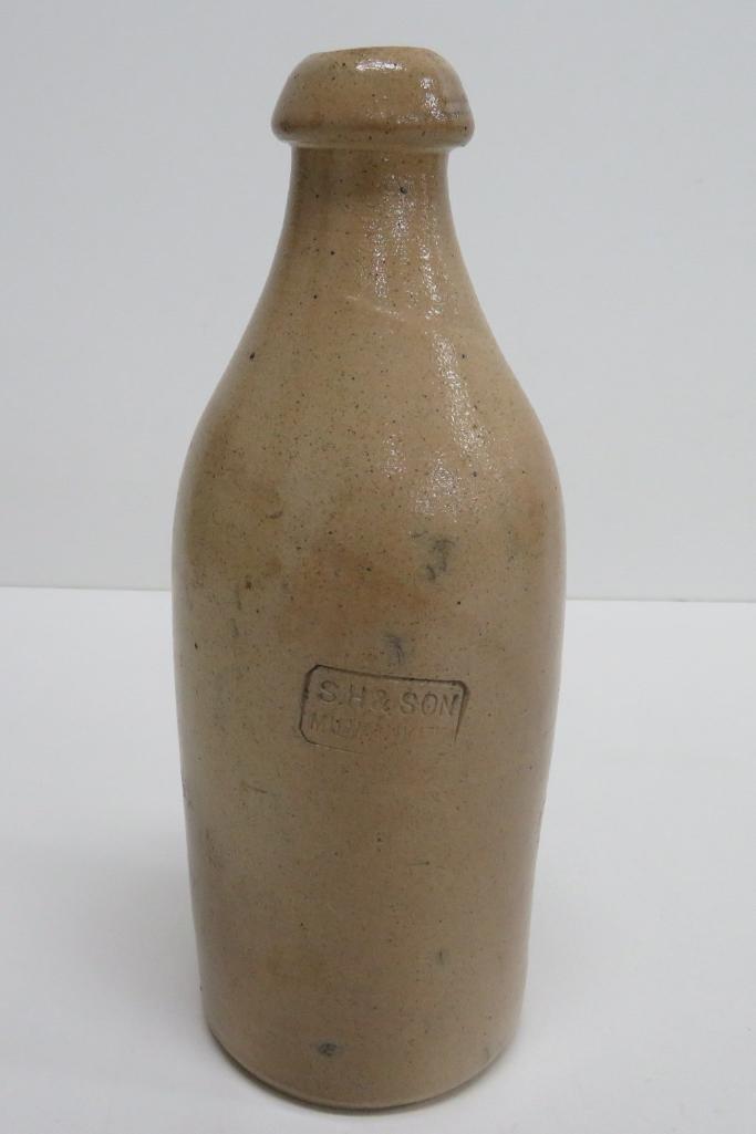 S. H. & Son, Milwaukee stonewear bottle