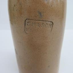 S. H. & Son, Milwaukee stonewear bottle