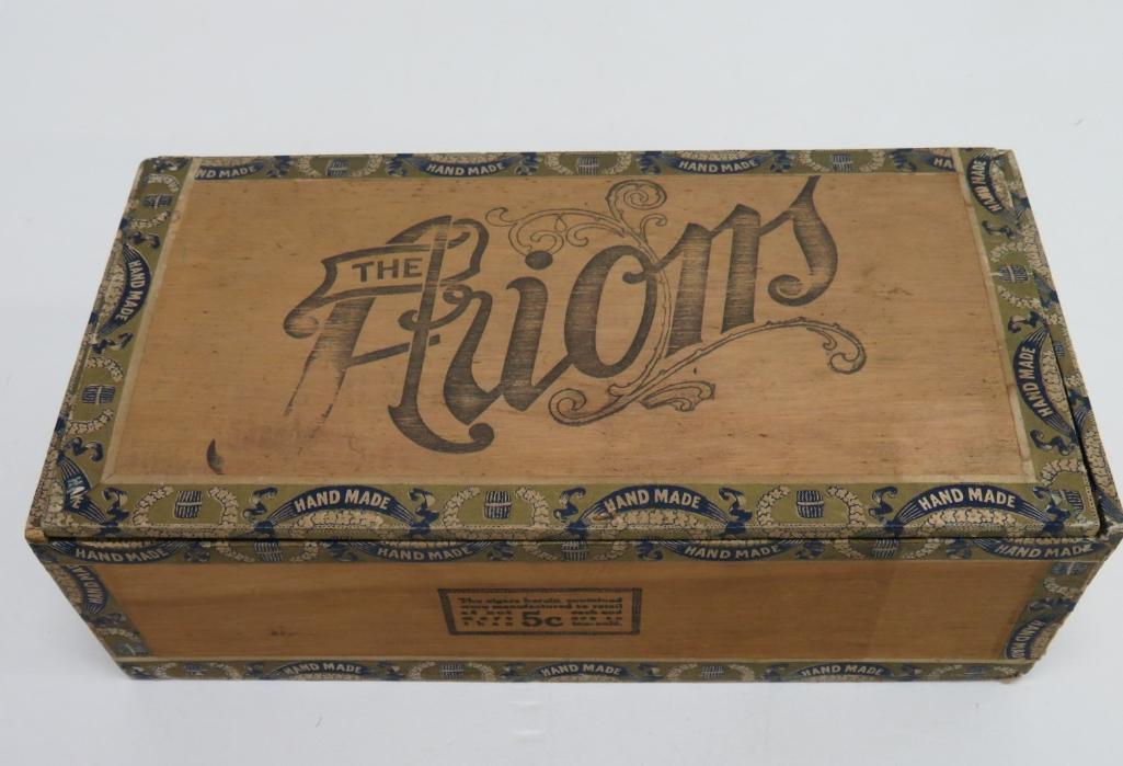 Arions wood cigar box, Kiel Wisconsin