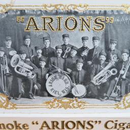 Arions wood cigar box, Kiel Wisconsin