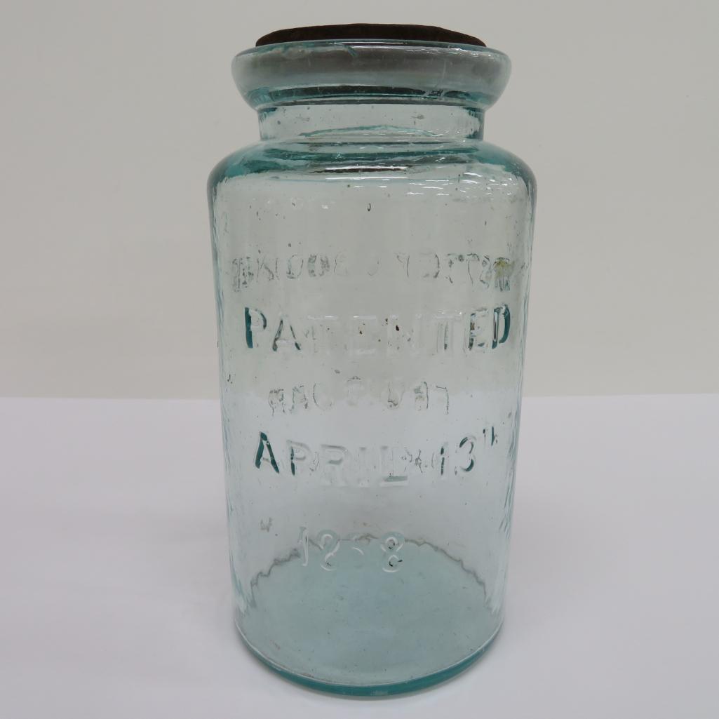 Potter & Bodine's Air Tight fruit jar