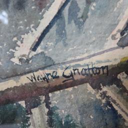 Wayne Gratton watercolor Gills Rock