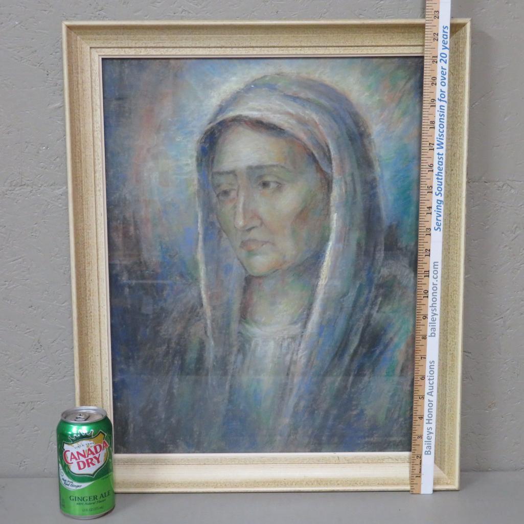 Spicuzza pastel of a woman