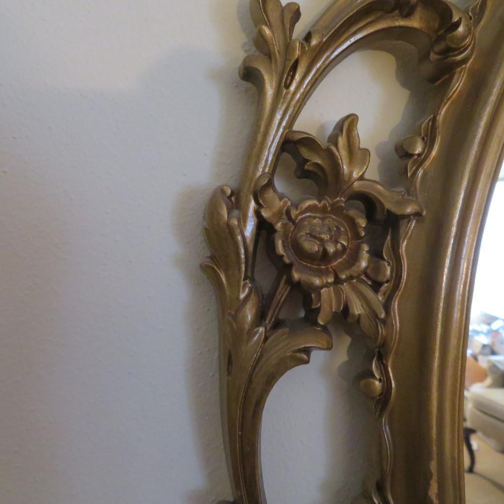 Mirror and sconce