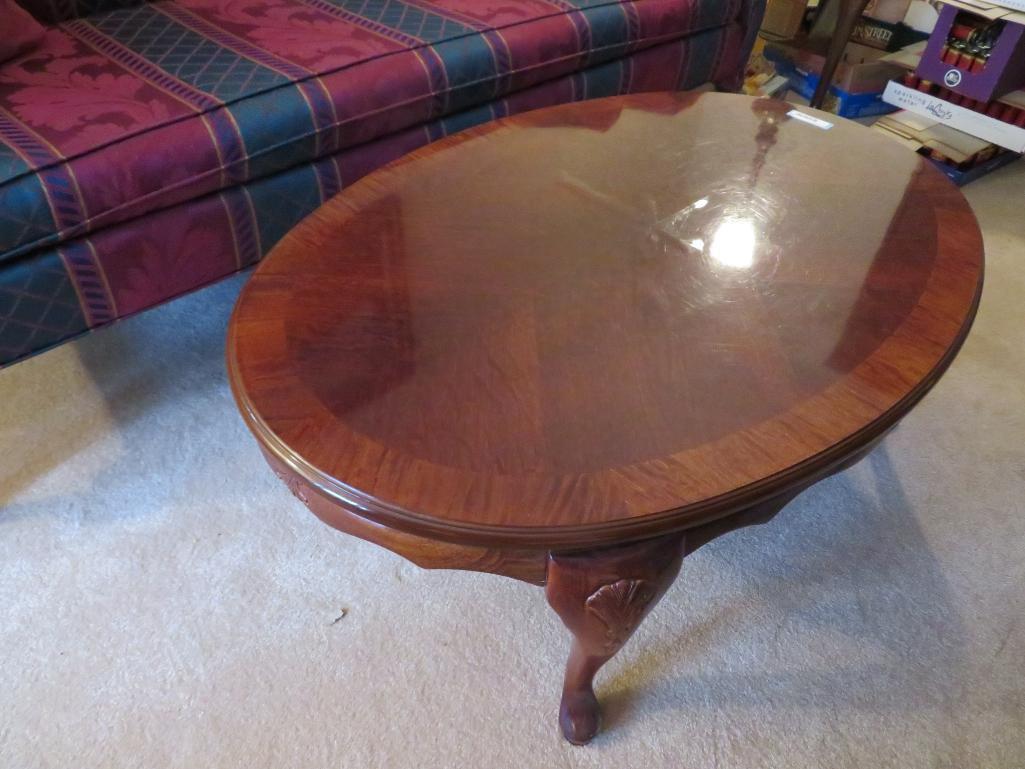 Oval Sofa Table