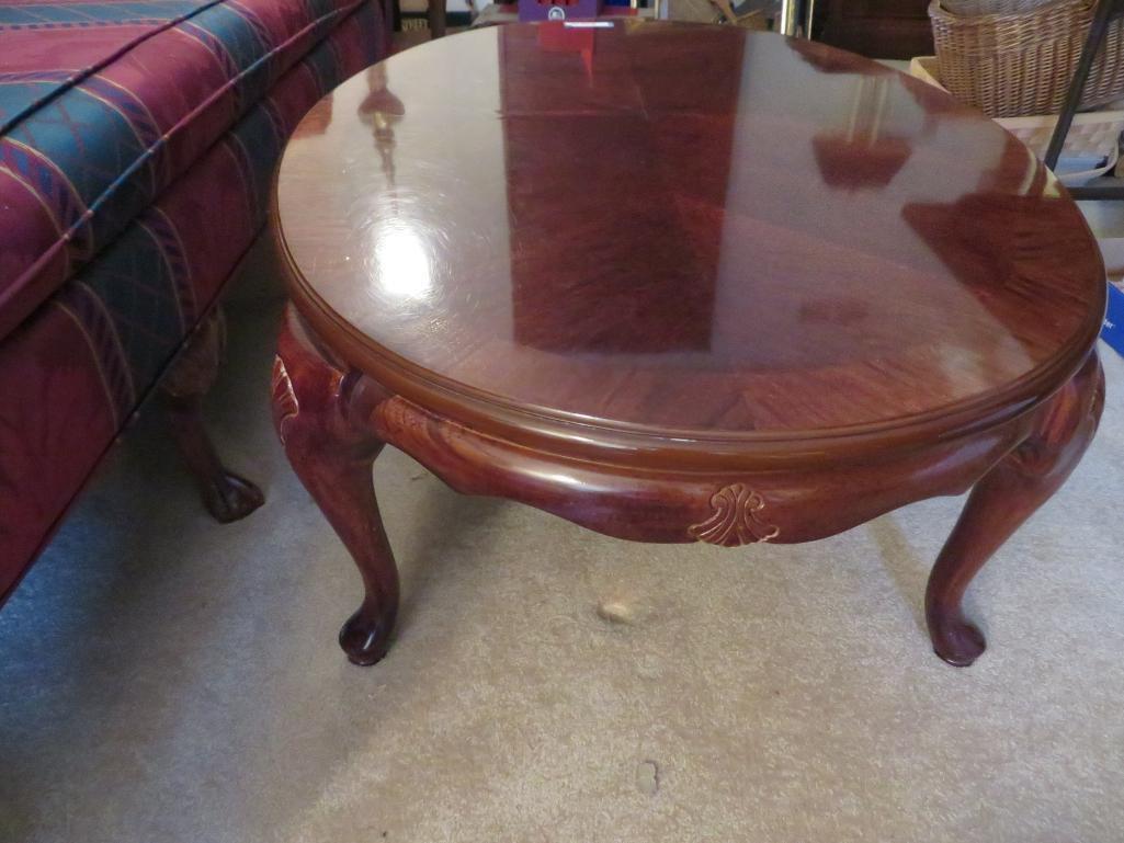 Oval Sofa Table