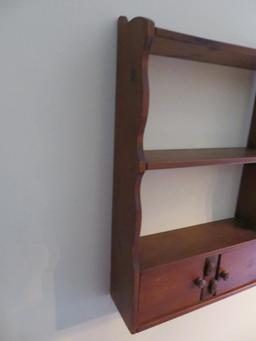 Pine display rack