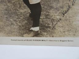 Blue Ribbon Malt Photo Card- Lewis Hack Wilson