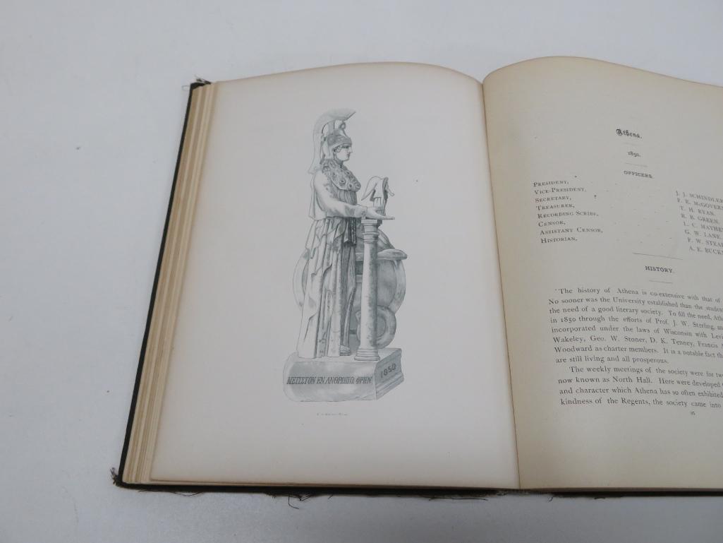 1890 University of Wisconsin Madison Yearbook, Badger