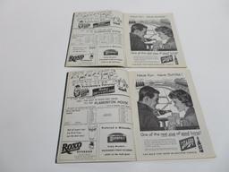 Two 1960 Official Score Cards