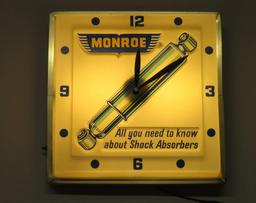 Monroe lighted clock, shock absorbers