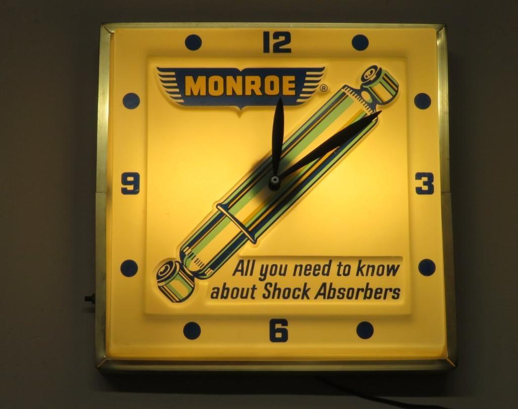 Monroe lighted clock, shock absorbers