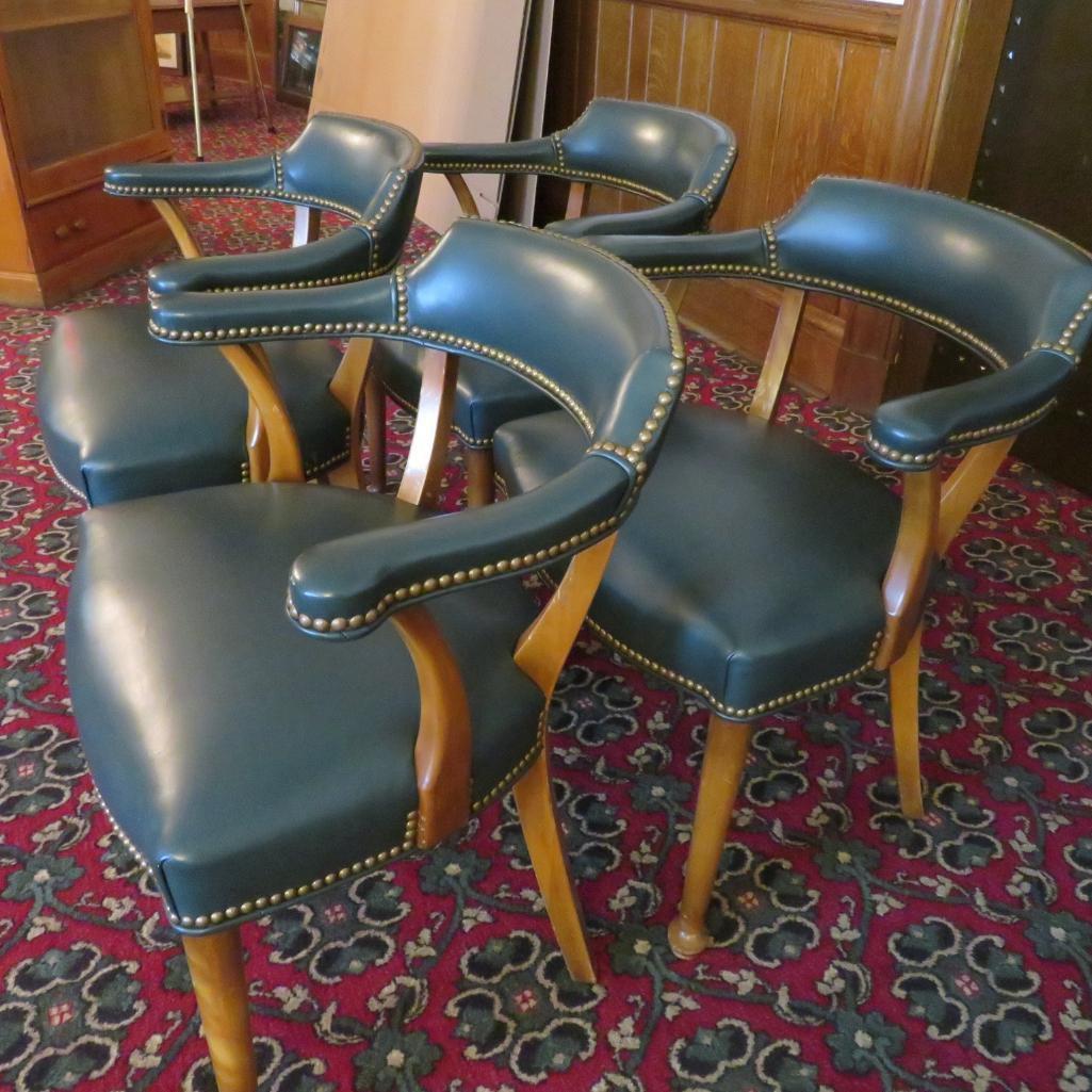 Four Very Nice leather chairs