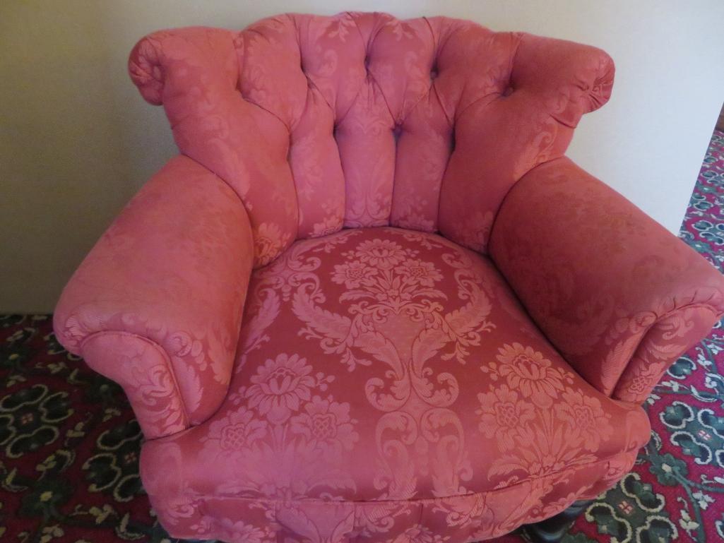 Tuffted back Princess style side chair