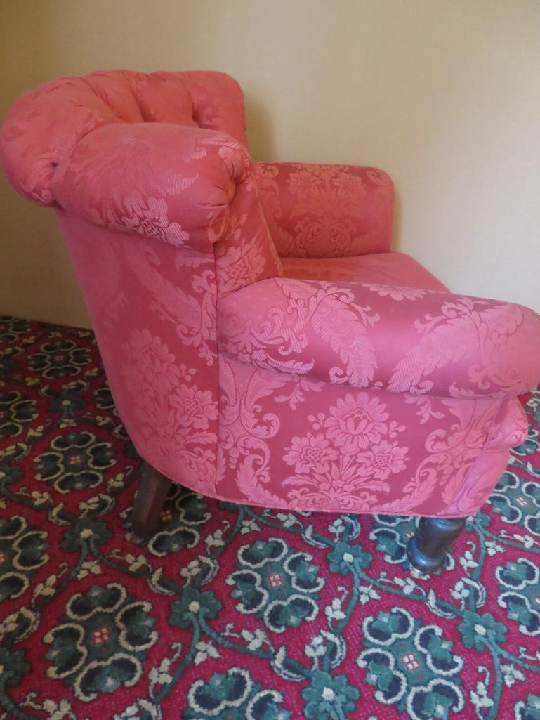 Tuffted back Princess style side chair