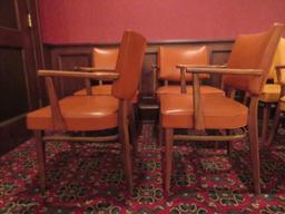 Four Mid Century Modern Thonet Arm Chairs