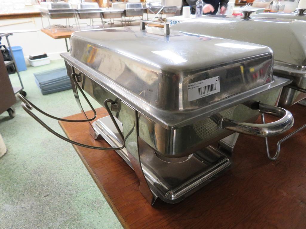 Stainless Steel Chafing Dish with lid and lid rest