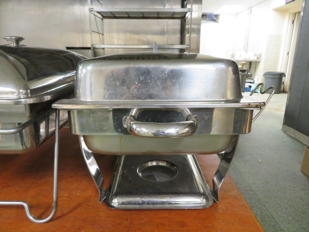 Stainless Steel Chafing Dish with lid and lid rest