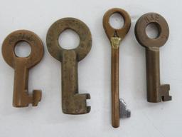 Four Railroad Keys