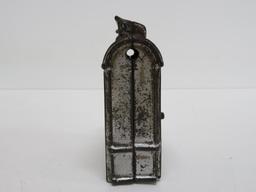 Cast iron US Mail Letter still bank, 4" x 3 1/4"