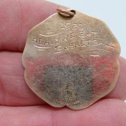 1929 Heavyweight Basketball 10K gold medal