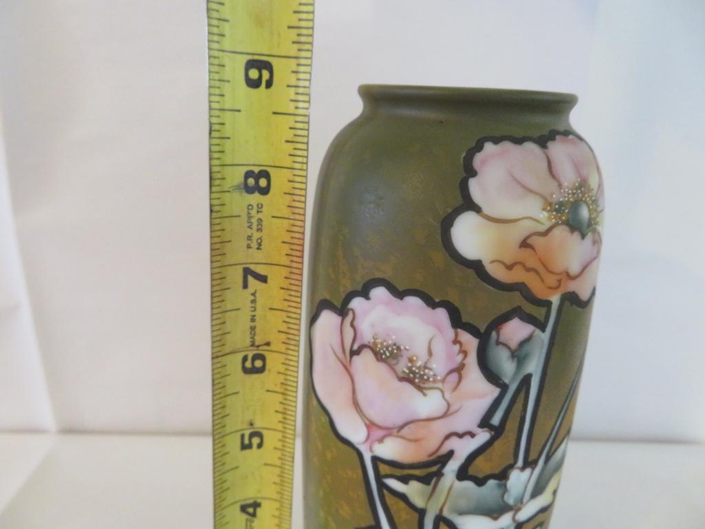 Nippon Craftsmen Poppy Vase, 8 3/4"