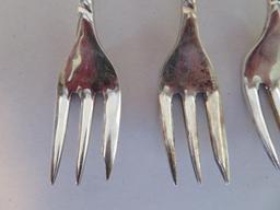 Six Assyrian Pattern 1847 Rogers Bros A1, fish forks