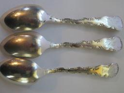 11 sterling silver teaspoons
