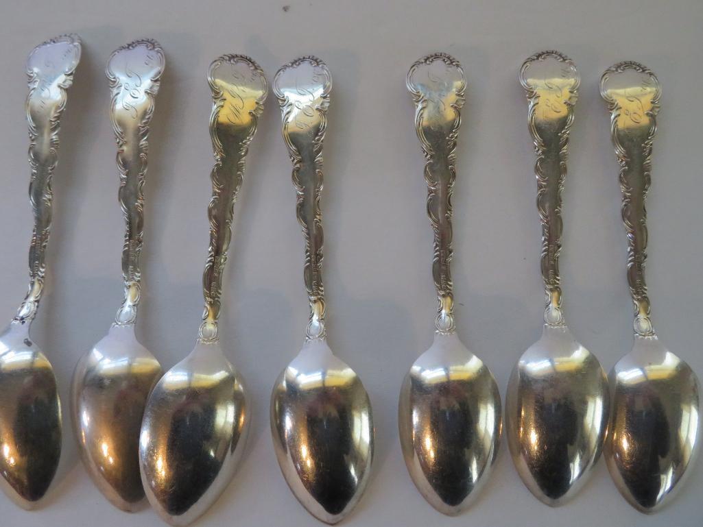 11 sterling silver teaspoons