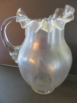 Lemonade pitcher and glasses