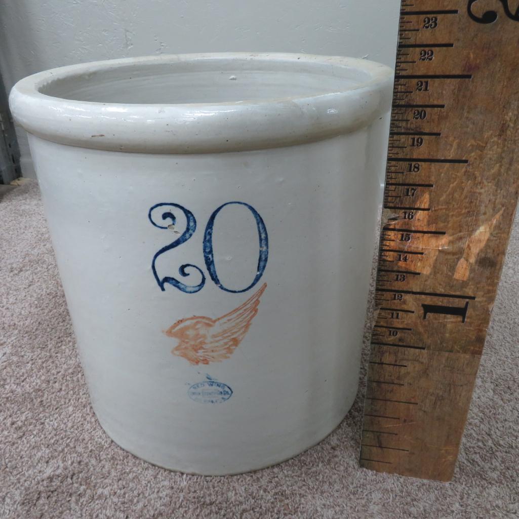 20 gallon Red Wing Crock