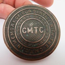 Railroad booklet and CMTC service medallion