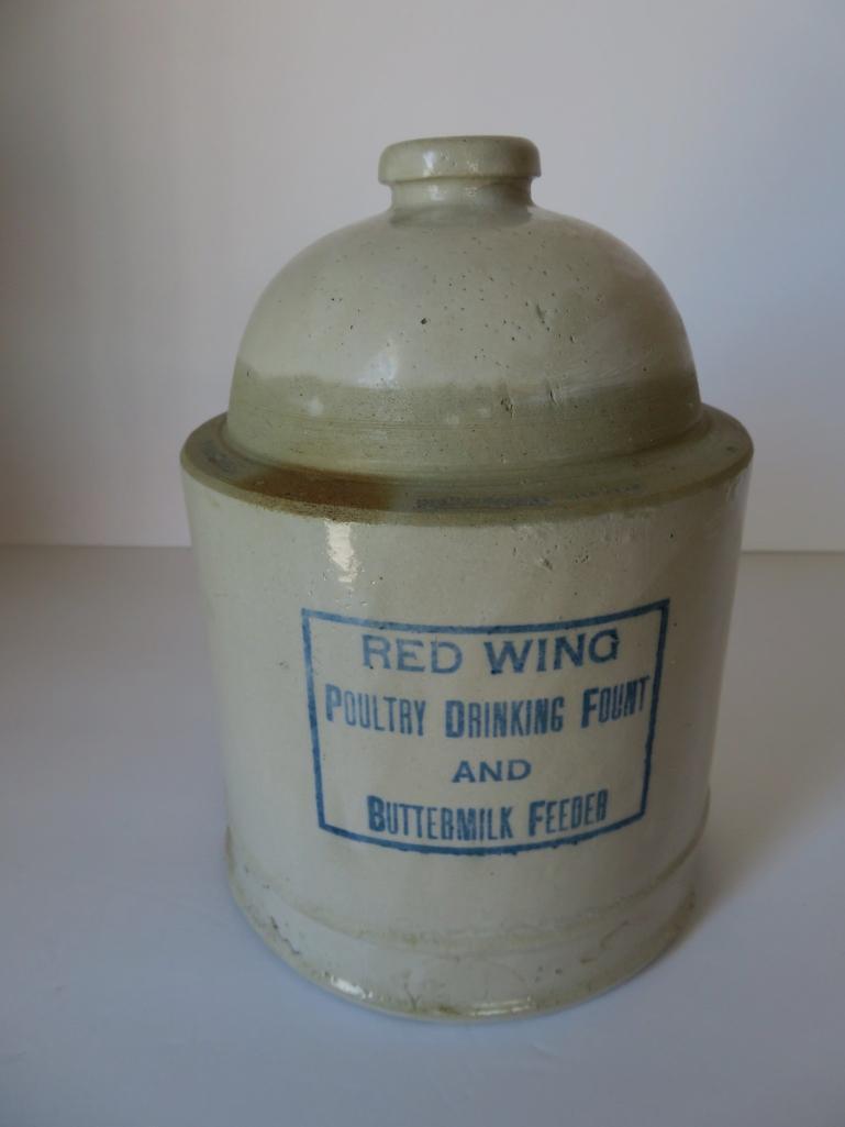 Red Wing Poultry Feeder Buttermilk Feeder top