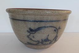 1983 Rowe Pottery Works Pig bowl, 8"