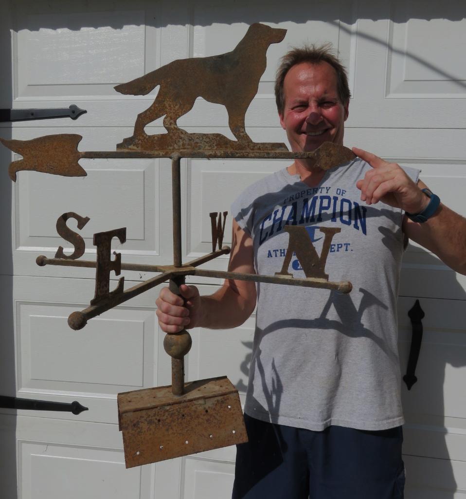 Fantastic old Dog weather vane