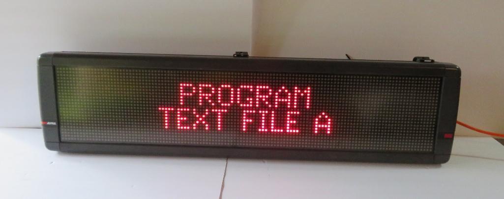 40" Alpha Two Line LED sign