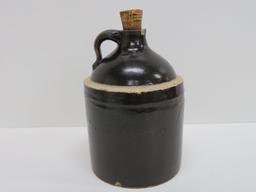W Wiley & Co little brown jug, 9"