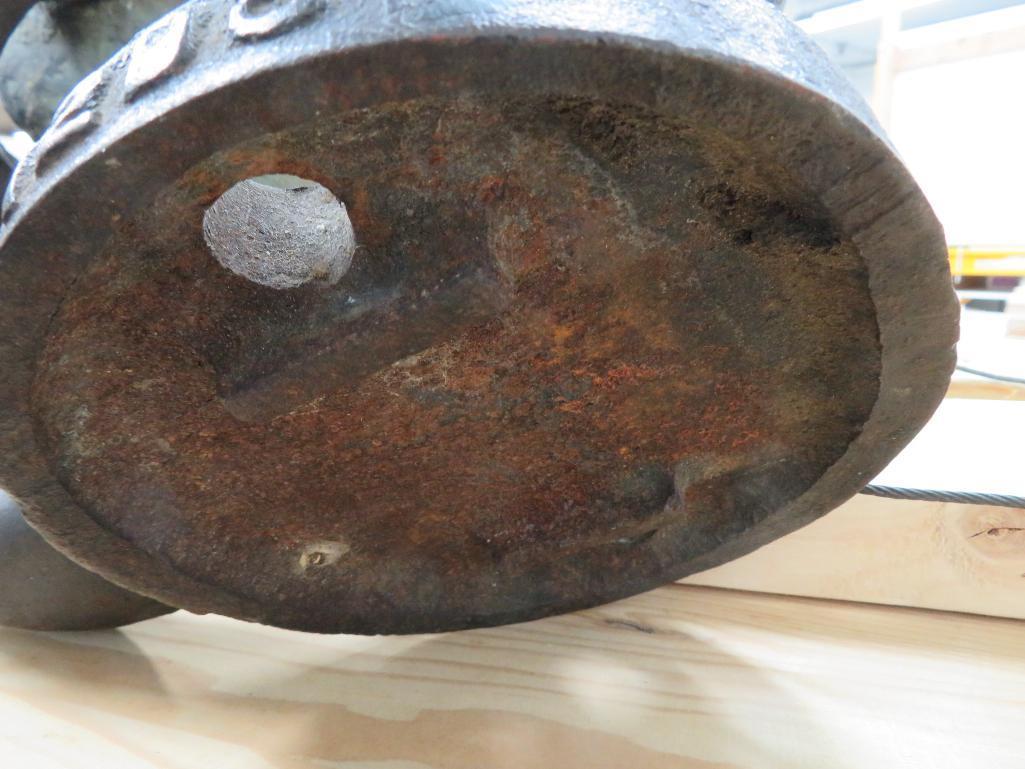 Railroad Bell, brass bell and yoke, 18"