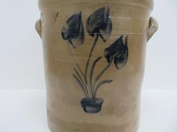 Gunther Sheboygan 6 Gallon Cobalt Decorated Crock