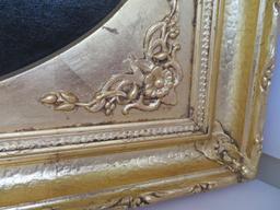 Early Portrait Oil painting in ornate gilt frame