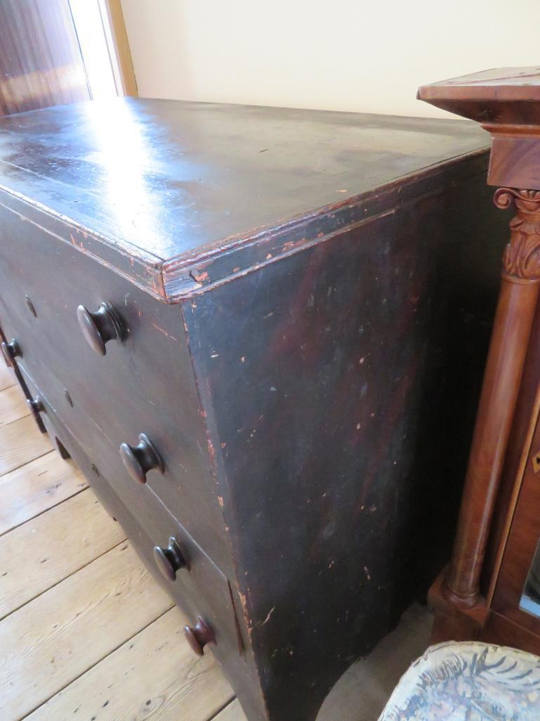 Blanket Box, lift top with two drawers