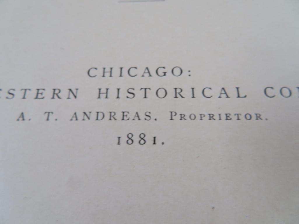 1881 History of Nothern Wisconsin book