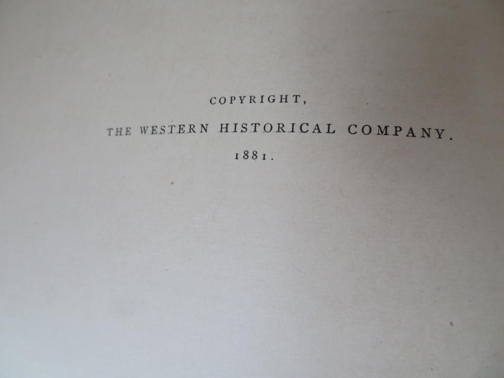 1881 History of Nothern Wisconsin book
