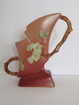 Roseville 7" Apple blossom Vase, 373-7