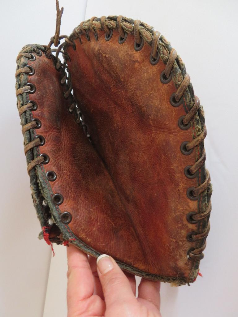 Three Vintage Baseball Gloves