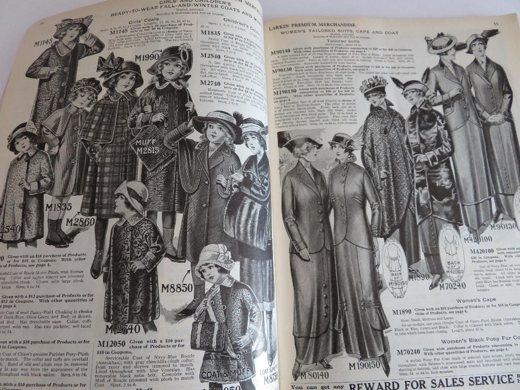 1914-1915 Larkin Catalog, great illustrations and ads